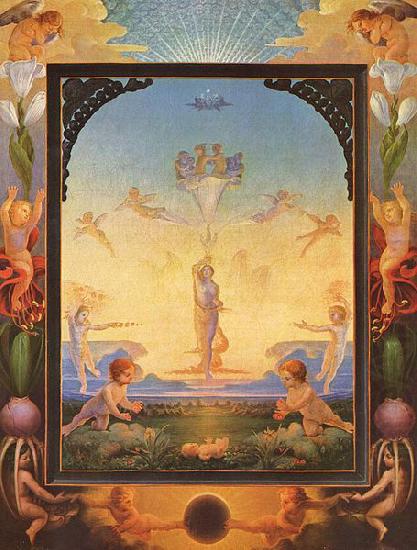 Philipp Otto Runge The Morning china oil painting image